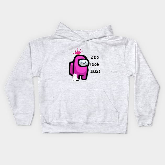 Boo Look SUS! Kids Hoodie by PBH Merch